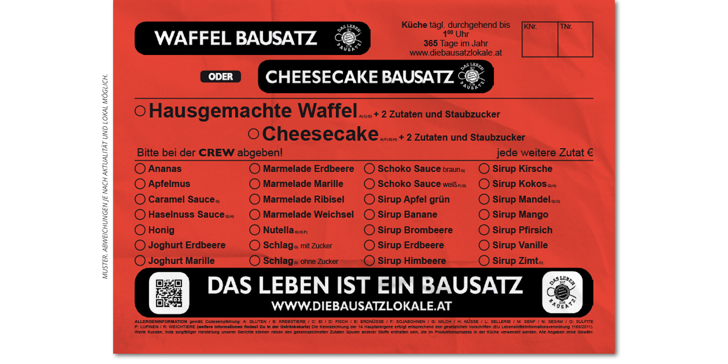 Kaffee, Pub, Restaurant, Pizza, Burger, Bausatz, Graz, Sägewerk, Posaune, Zeppelin, Grammophon, Bierbaron, Continuum, Area5, Airea55, Propeller, MollyMalone, Pfandl, Toast, Eierspeis, Salat, Nudel, Waffel, Party, Reservierung, PBB, SPZG